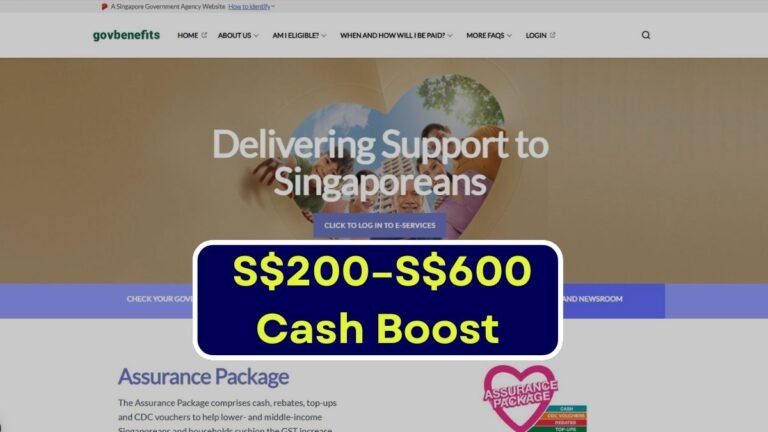 Singapore Announces S$200–S$600 Cash Boost Under Assurance Package ...