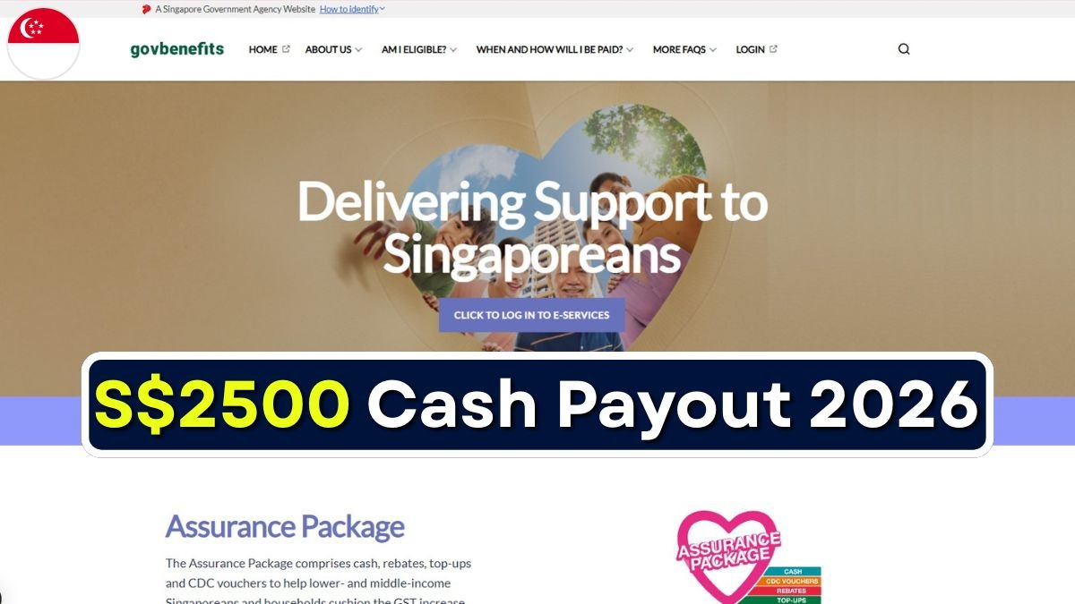 S$2500 Cash Payout 2026 Singapore
