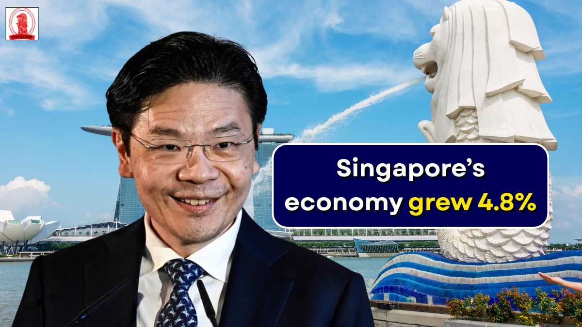 Singapore’s economy grew 4.8%